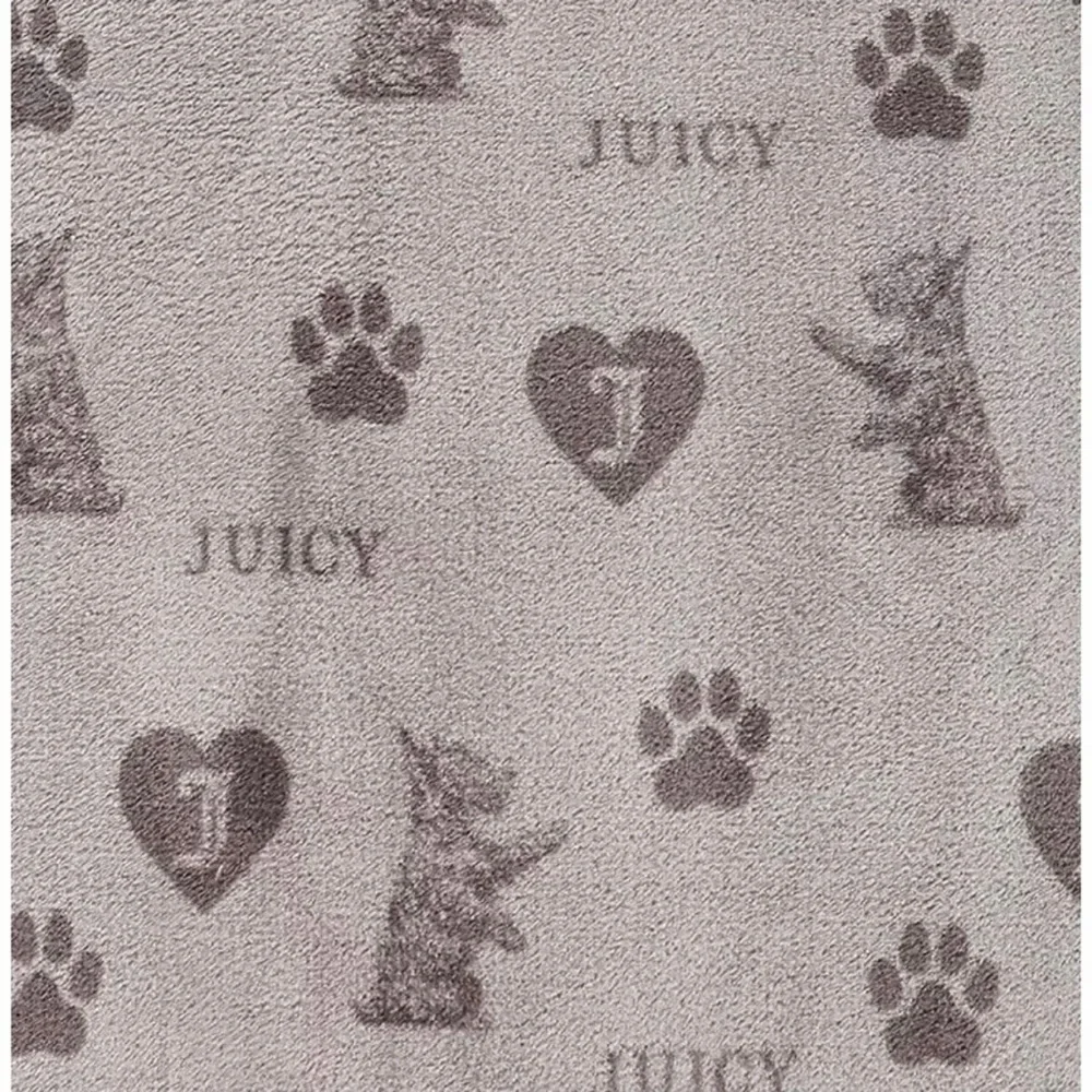 🎉HP🎉Juicy Couture Logo Scottie Plush Microfiber PetBlanket 27.5'×44